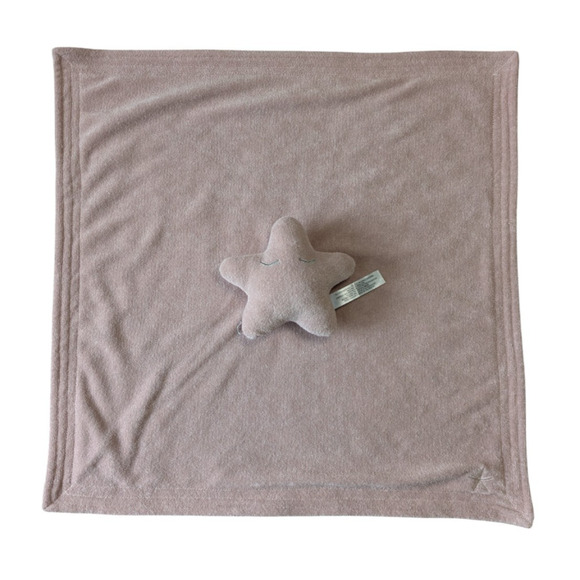 Barefoot Dreams Beach Starfish Baby Lovey Security Blanket Terrycloth Pink Clay - Picture 1 of 5